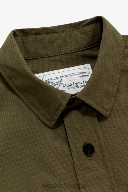 vliegvisshirt-aime leon dore Woolrich Heren 8TTN0796 buiten groen kleding