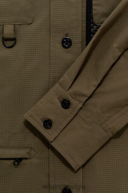 vliegvisshirt-aime leon dore Woolrich Heren 8TTN0796 buiten groen kleding