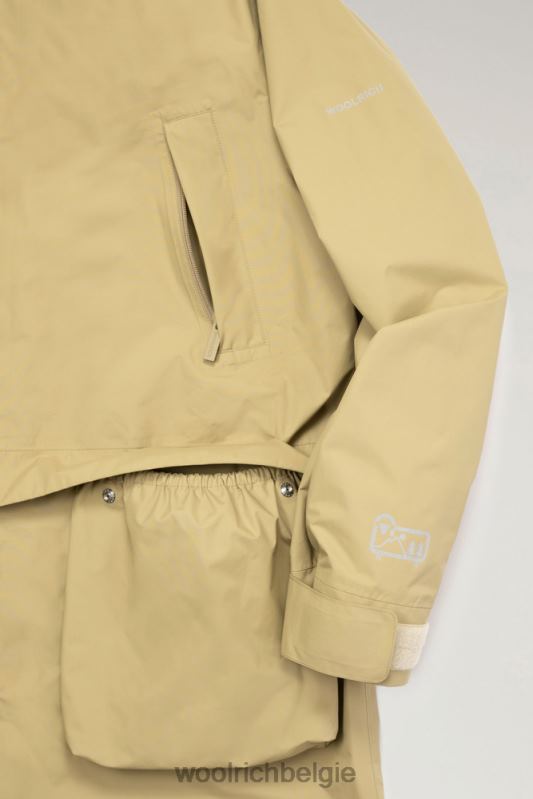 waterdichte 3-in-1 lange parka met nok Woolrich Heren 8TTN0608 beige kleding