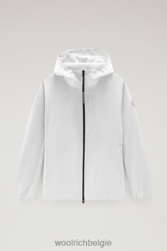 waterdichte Pacific-jas met capuchon Woolrich Heren 8TTN0395 maansteen kleding