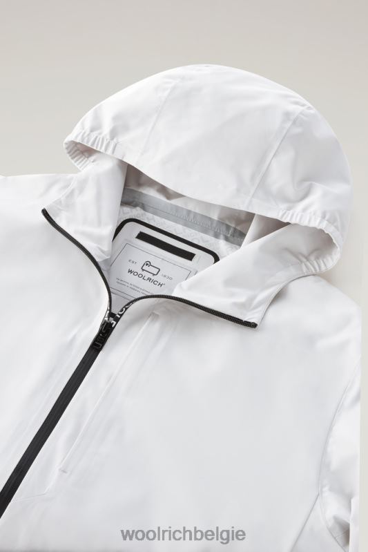 waterdichte Pacific-jas met capuchon Woolrich Heren 8TTN0395 maansteen kleding