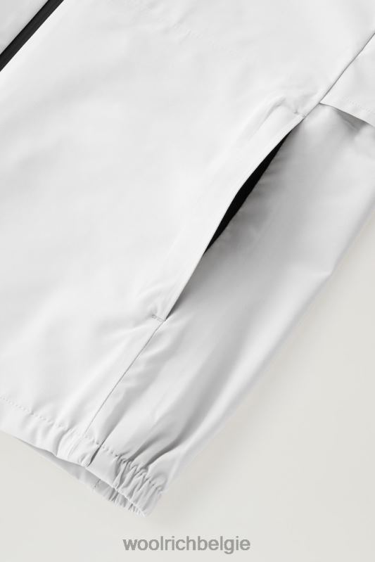 waterdichte Pacific-jas met capuchon Woolrich Heren 8TTN0395 maansteen kleding