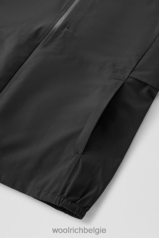 waterdichte Pacific-jas met capuchon Woolrich Heren 8TTN0400 zwart kleding