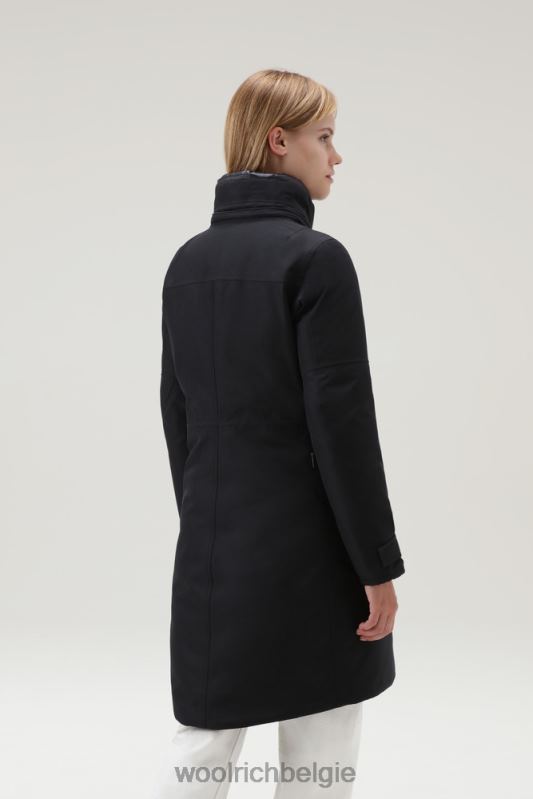 waterdichte cayuta-parka van gore-tex Woolrich vrouwen 8TTN0346 uit zwart kleding