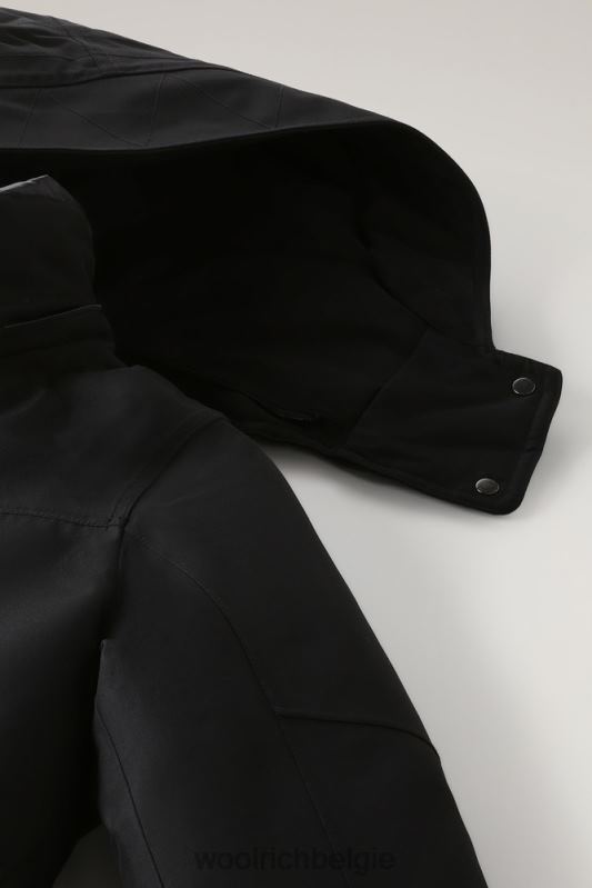 waterdichte cayuta-parka van gore-tex Woolrich vrouwen 8TTN0346 uit zwart kleding