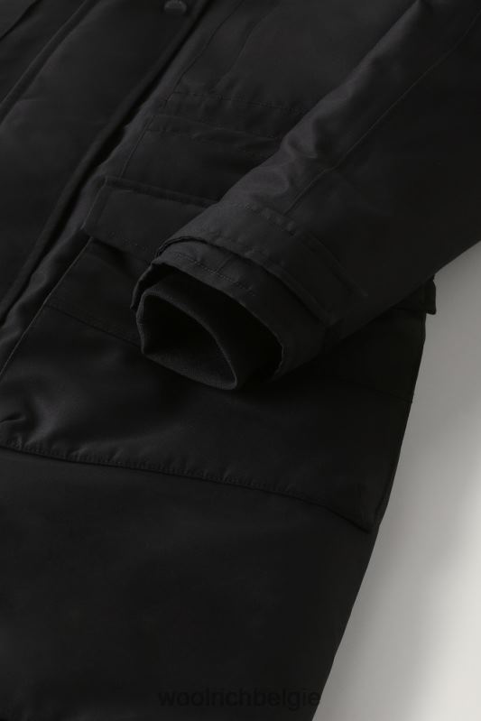 waterdichte cayuta-parka van gore-tex Woolrich vrouwen 8TTN0346 uit zwart kleding