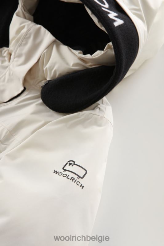 waterdichte lange parka van pertex revolve Woolrich Heren 8TTN0775 melkachtige crème kleding