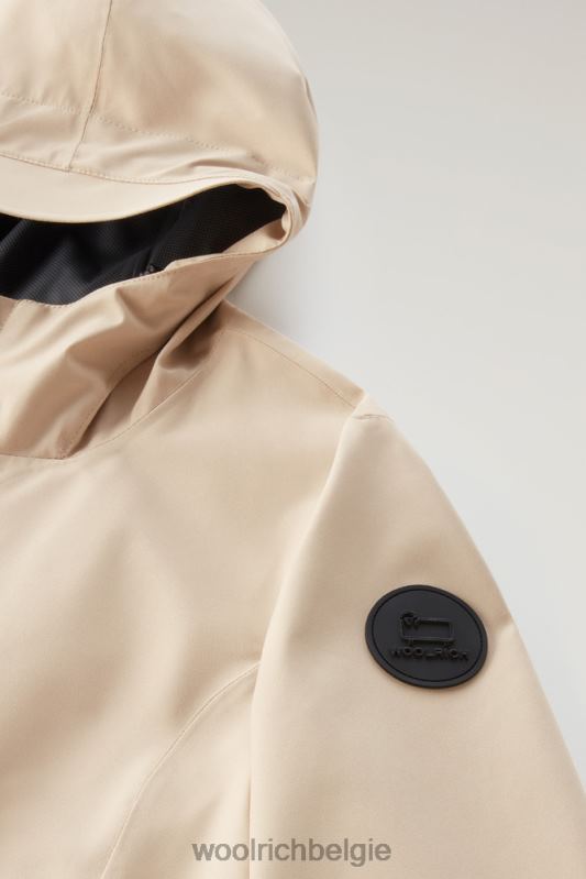 waterdichte levitt zomerparka Woolrich vrouwen 8TTN0121 veer beige kleding