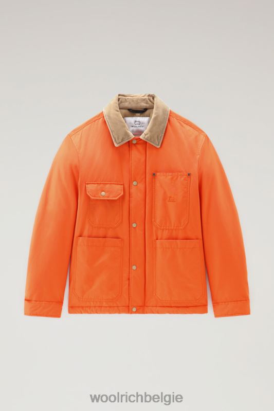 werkstofjas van eco ramar Woolrich Heren 8TTN0658 vlam kleding