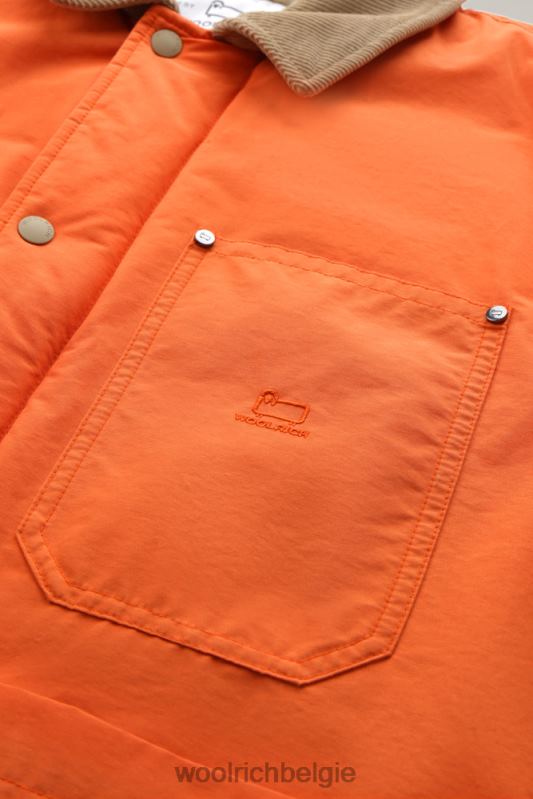 werkstofjas van eco ramar Woolrich Heren 8TTN0658 vlam kleding