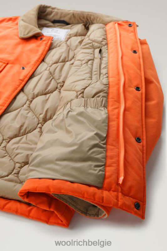 werkstofjas van eco ramar Woolrich Heren 8TTN0658 vlam kleding