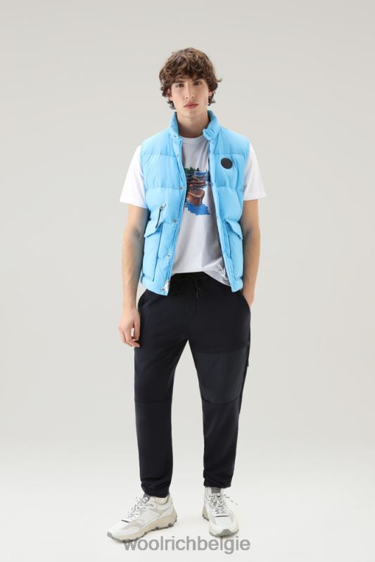 zavikon t-shirt van puur katoen Woolrich Heren 8TTN0515 Helder wit kleding