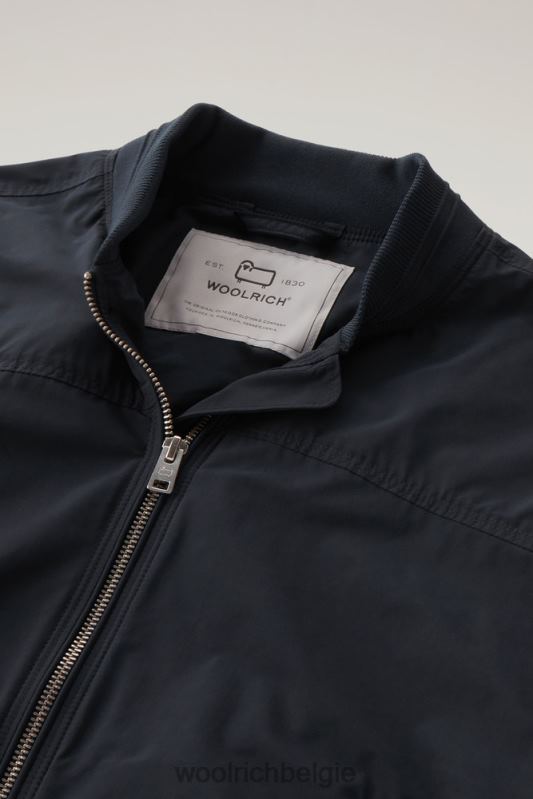 zomerbommenwerper met een stedelijk tintje Woolrich vrouwen 8TTN038 Melton blauw kleding