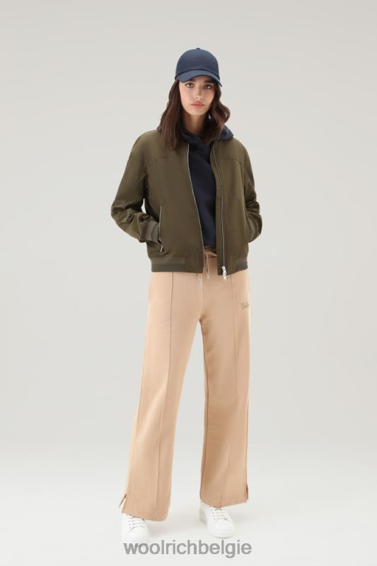 zomerbommenwerper met een stedelijk tintje Woolrich vrouwen 8TTN059 donkergroen kleding