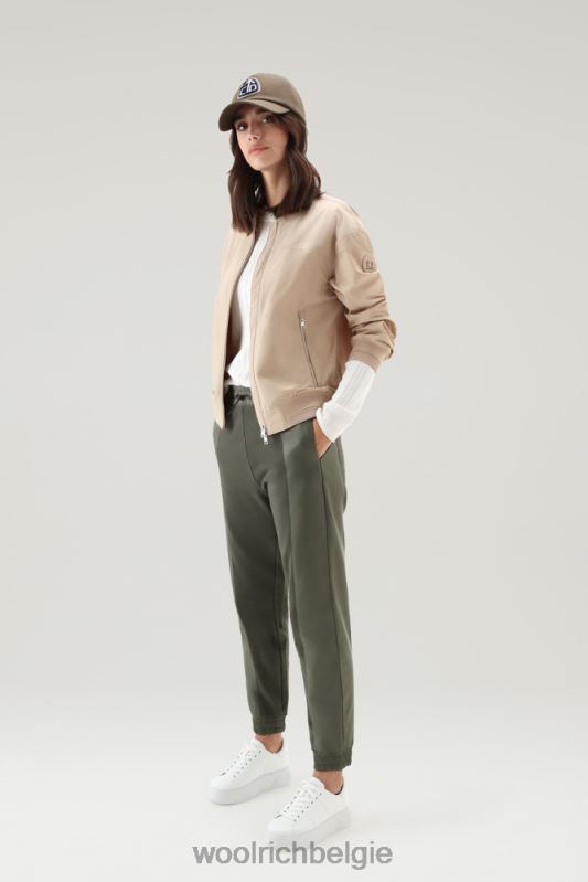 zomerbommenwerper met een stedelijk tintje Woolrich vrouwen 8TTN064 veer beige kleding