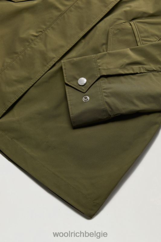 zomerparka met stedelijk tintje Woolrich vrouwen 8TTN0171 donkergroen kleding