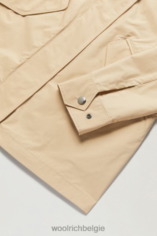 zomerparka met stedelijk tintje Woolrich vrouwen 8TTN0195 veer beige kleding